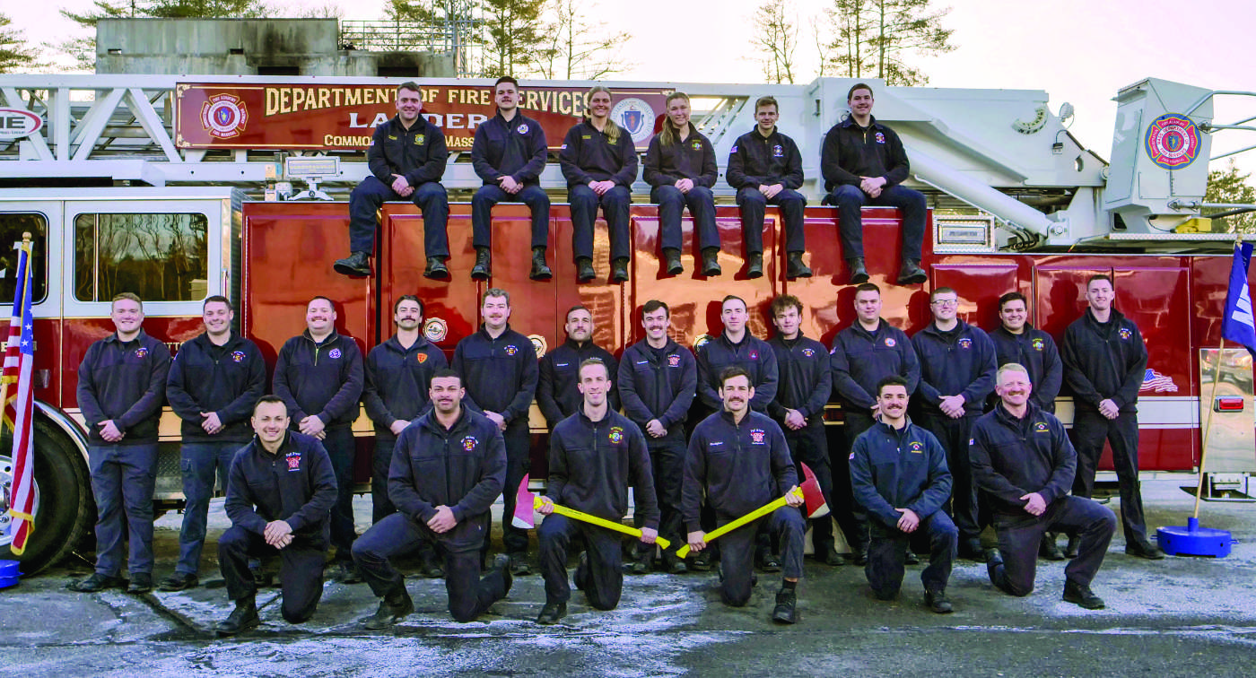 45 Local Firefighters Graduate from Massachusetts Firefighting Academy